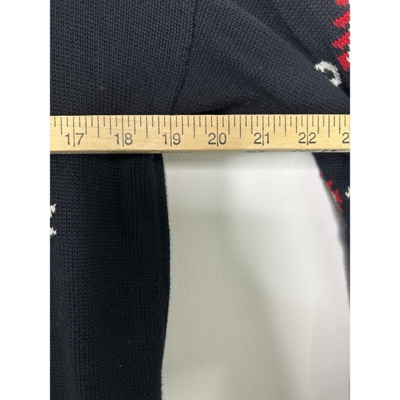 Lauren Ralph Lauren Womens Tunic Sweater Dress Long Sleeve Nordic Size Medium - Picture 7 of 10